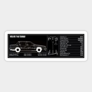 Volvo 740 Turbo Sticker